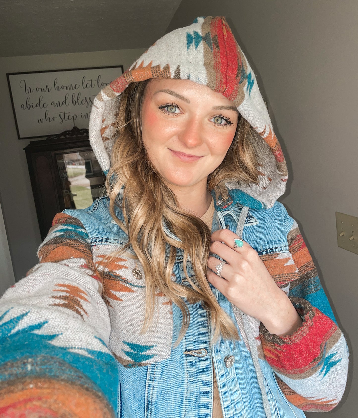 Aztec Denim Jacket