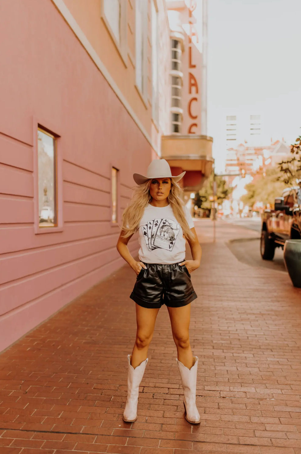Ace of Cowboys Western Cards Graphic Tee - unisex