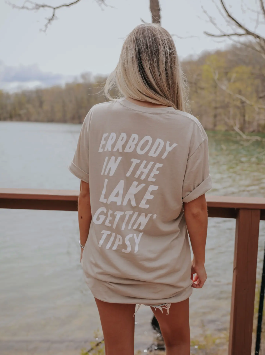 Gettin' Tipsy (Front + Back) Graphic T-Shirt