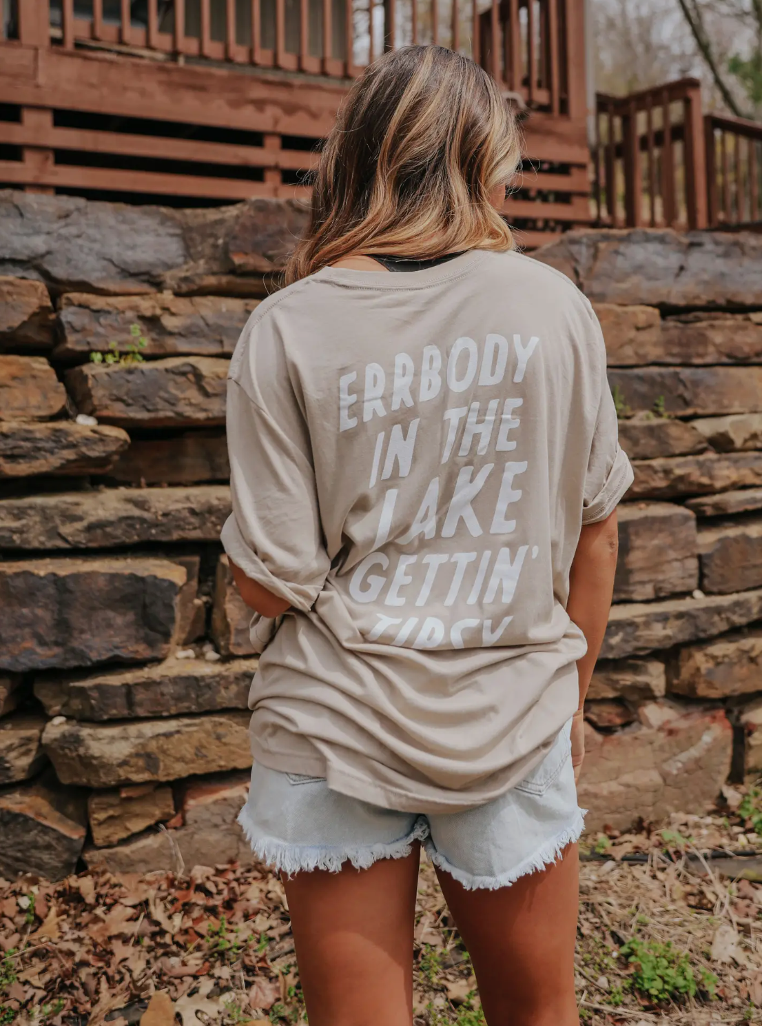 Gettin' Tipsy (Front + Back) Graphic T-Shirt