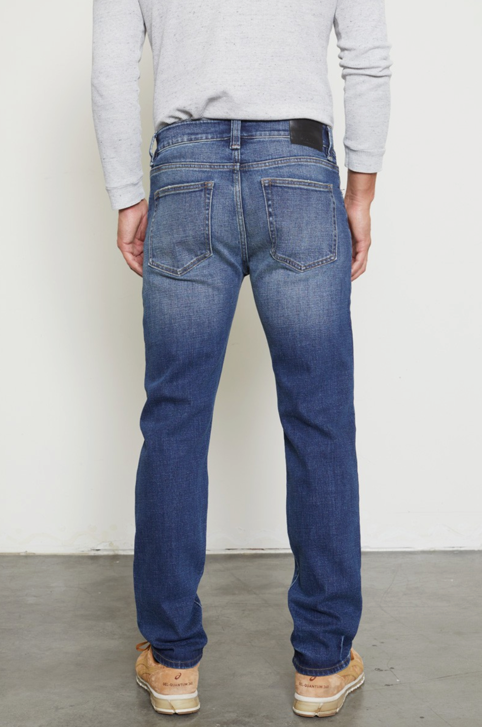 Mens Slim Straight Jeans