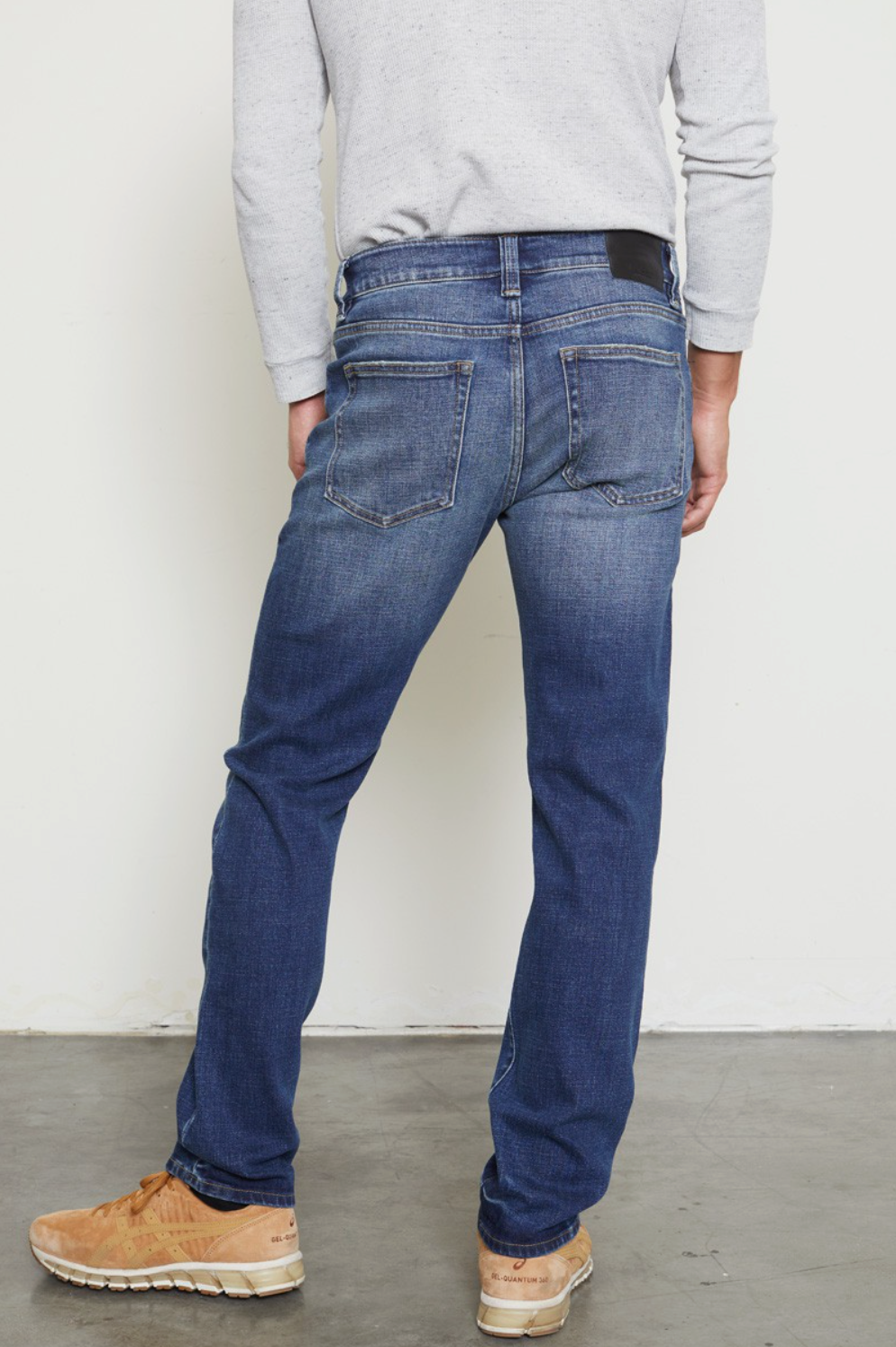 Mens Slim Straight Jeans