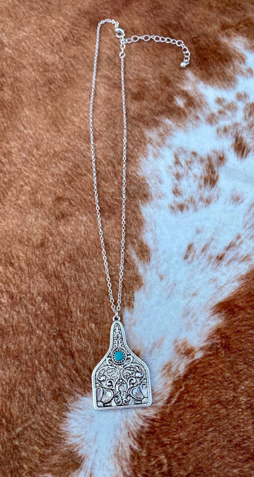Cattle Tag Necklace