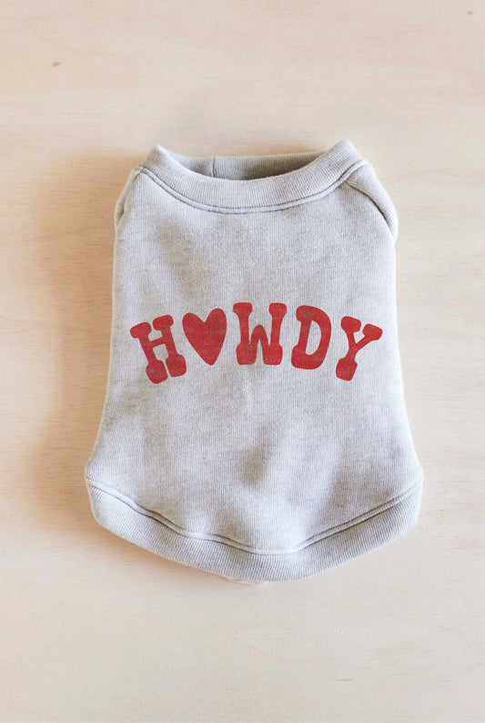 HOWDY  Pet Graphic Sweatshirt