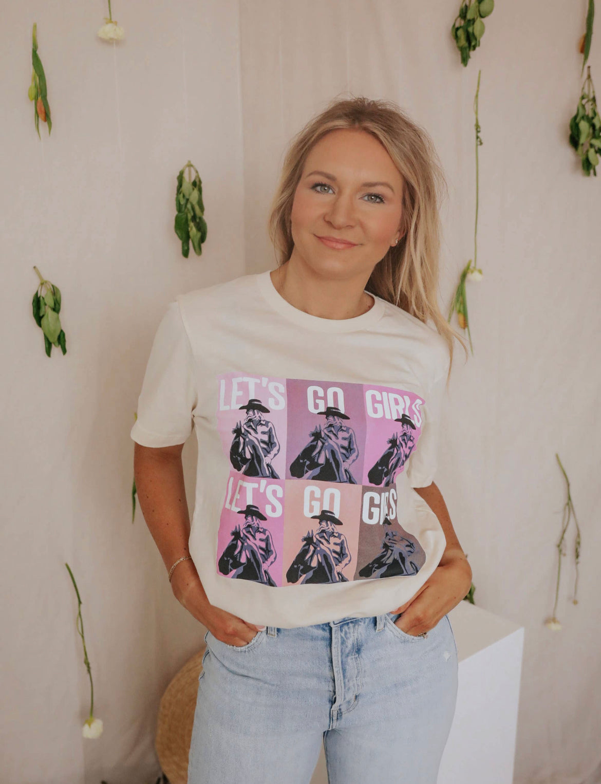 Let's Go Girls Color Pop Graphic Tee