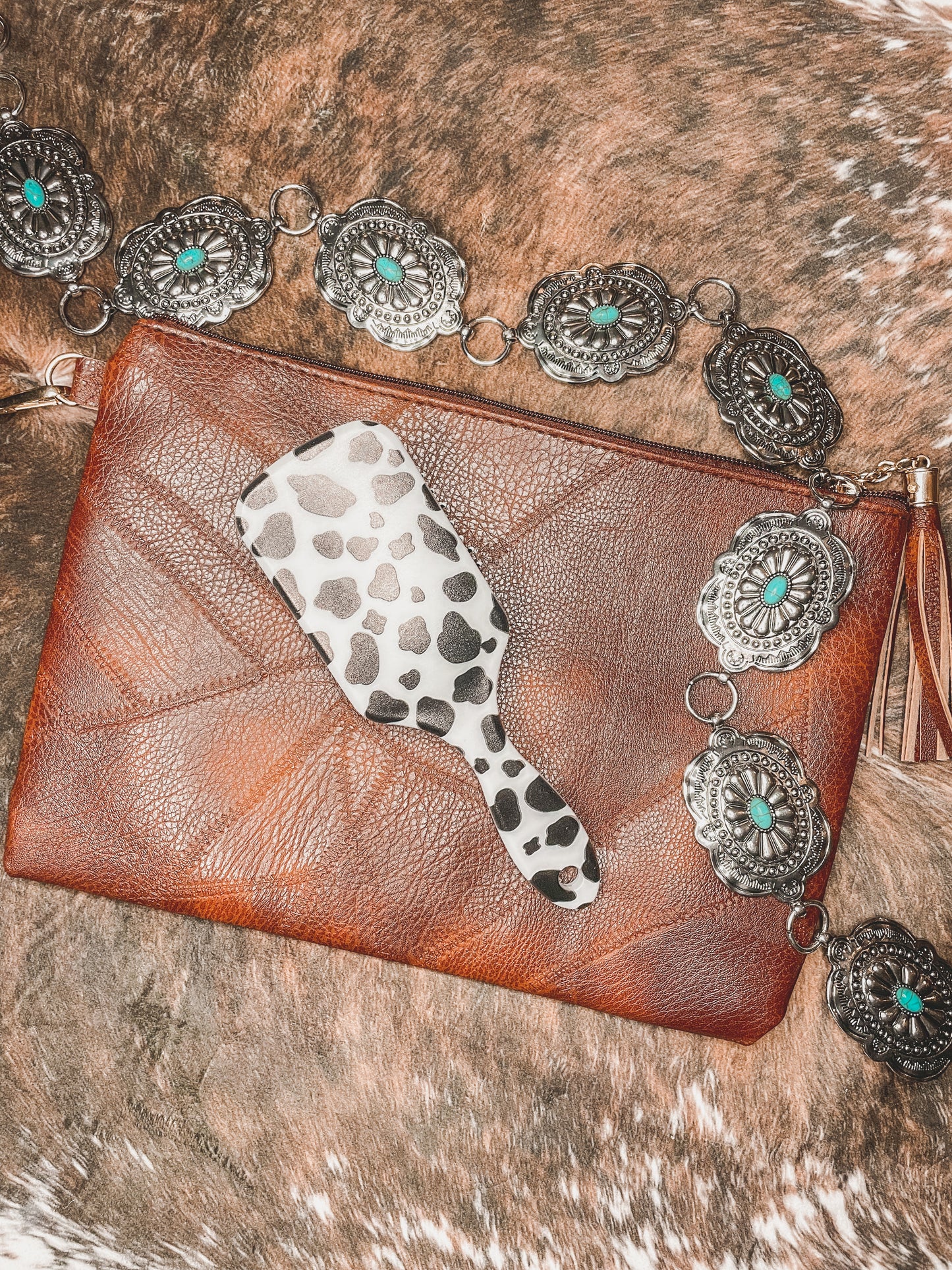 Cowprint Mini Brush