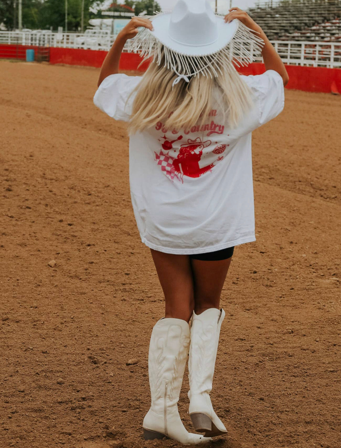 Raised on 90's Country (front + back) Graphic Tee