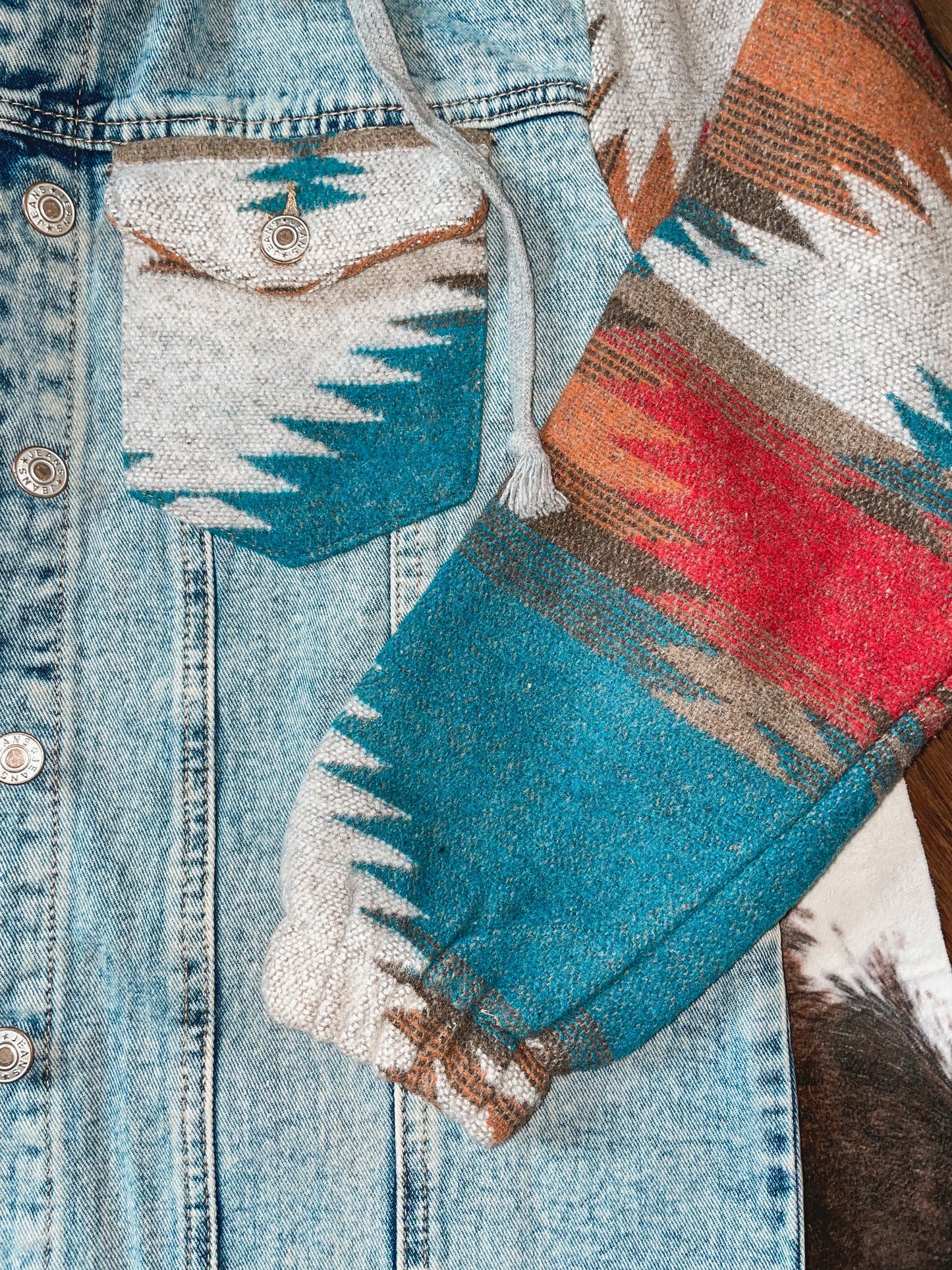 Aztec Denim Jacket