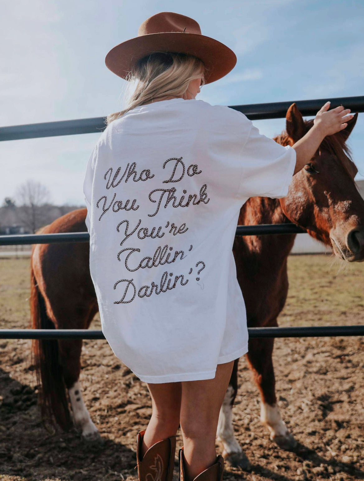 Darlin (FRONT + BACK) Graphic Tee