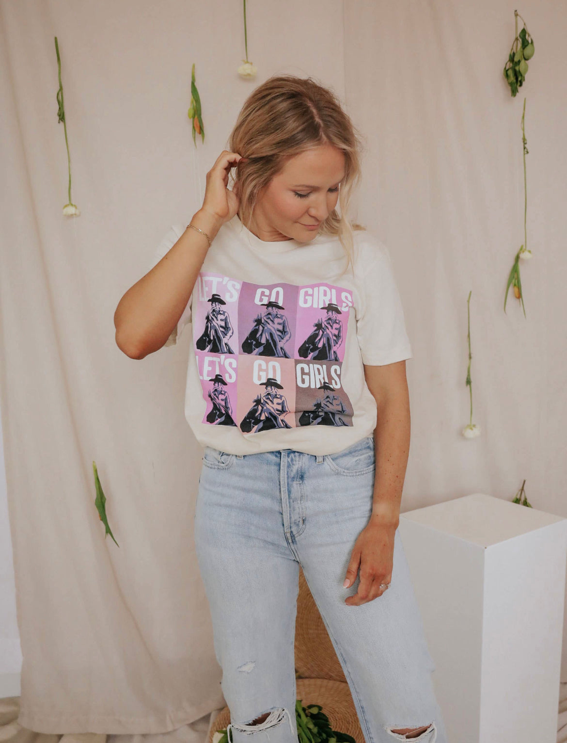 Let's Go Girls Color Pop Graphic Tee