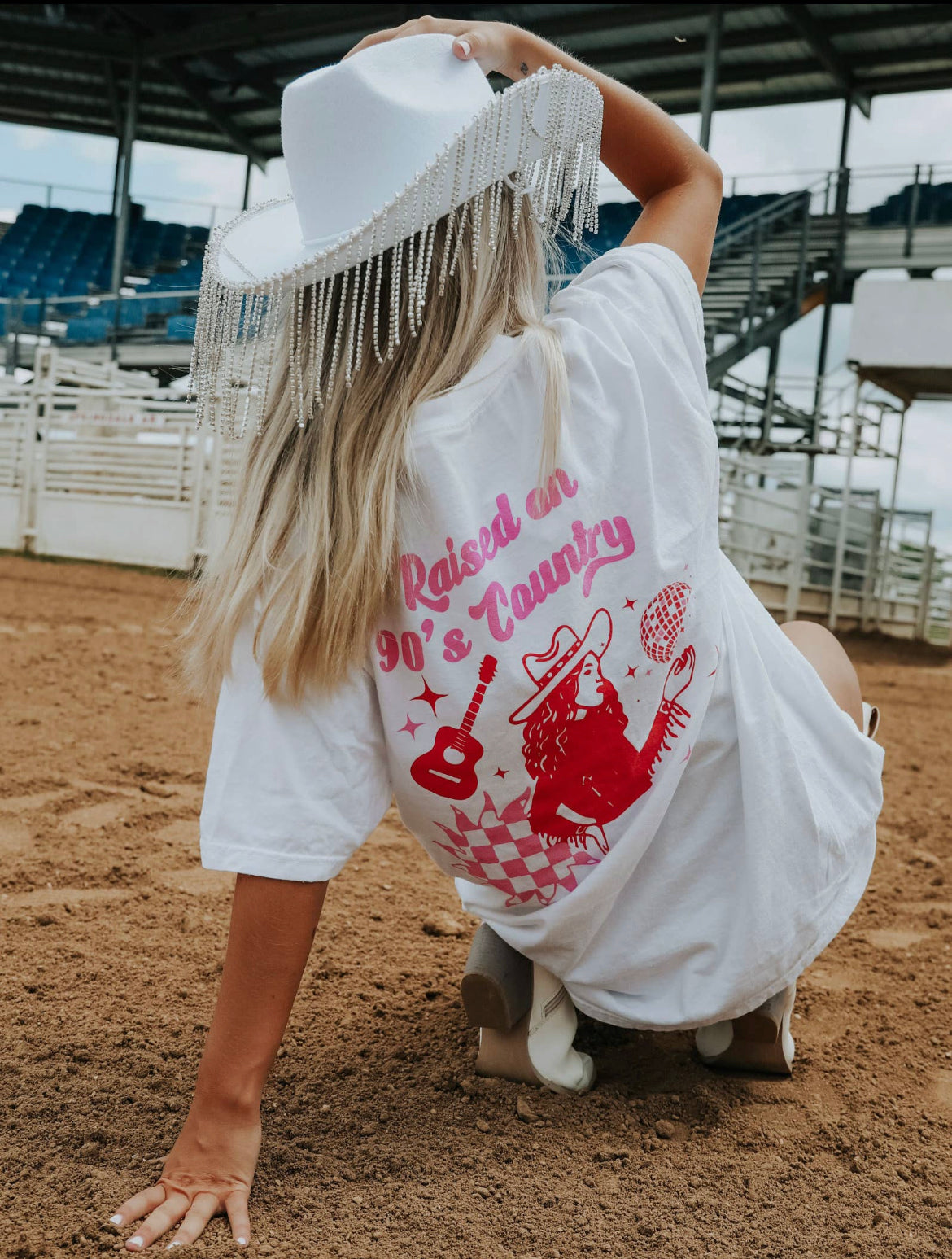 Raised on 90's Country (front + back) Graphic Tee