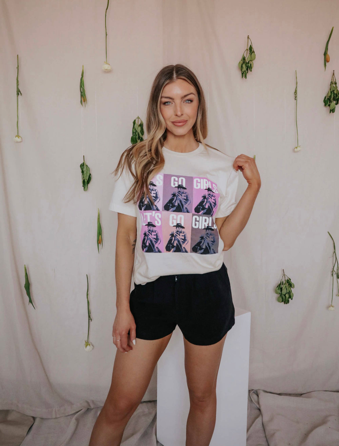 Let's Go Girls Color Pop Graphic Tee